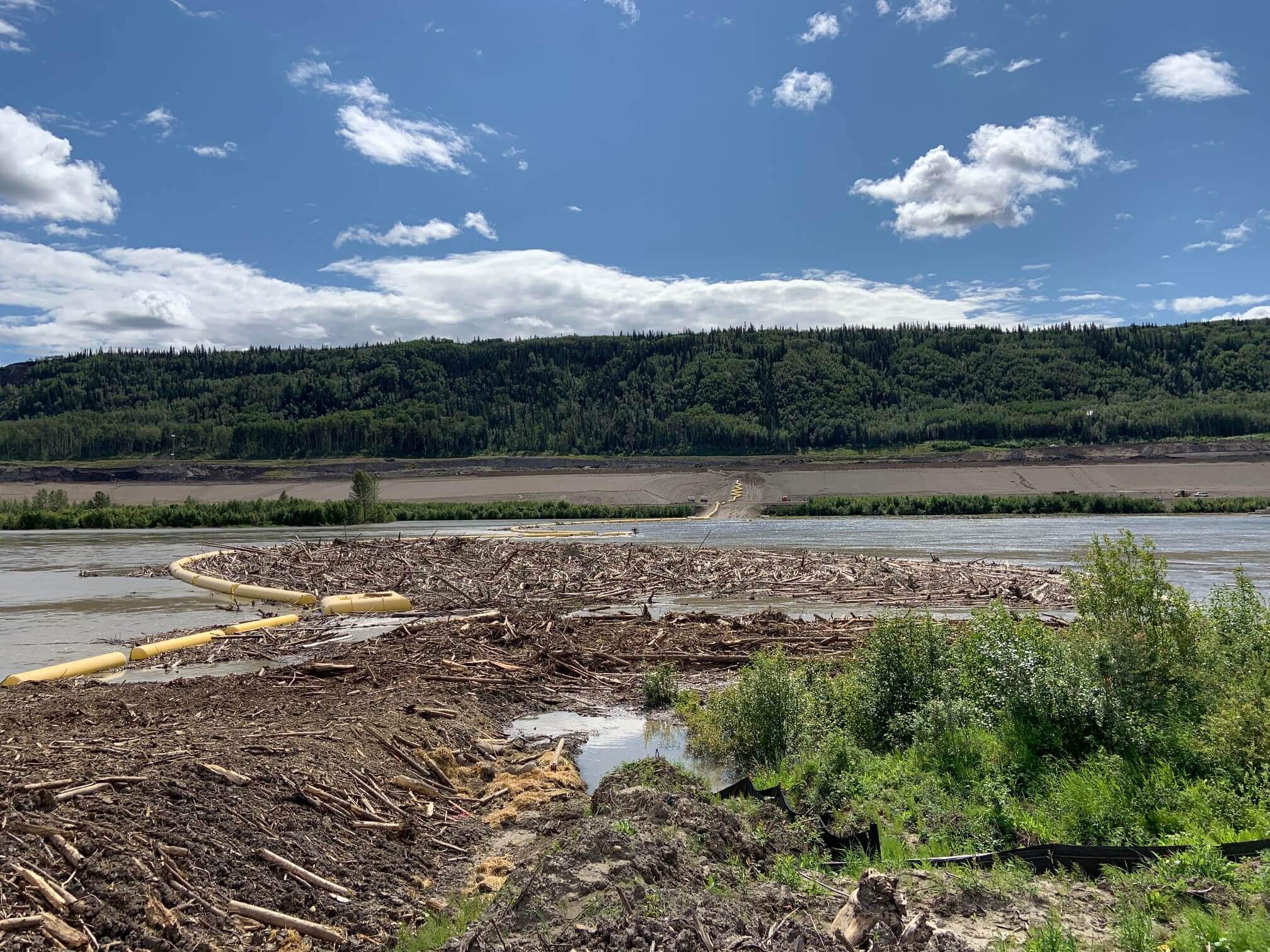 Site C Temporary Debris Boom