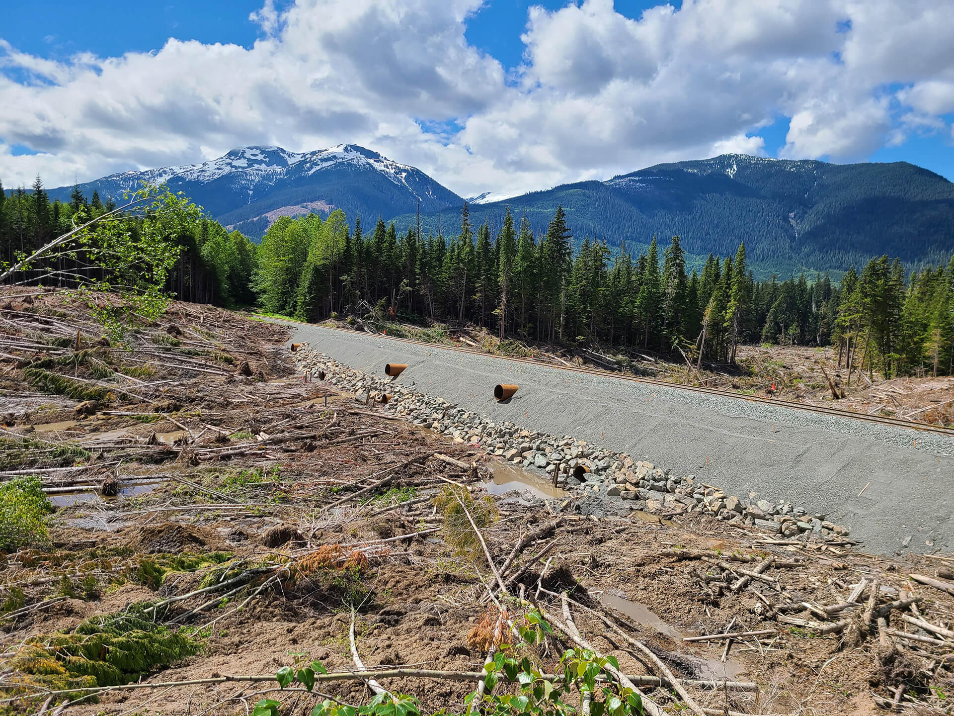 CN Kitimat Subdivision Mile 9.5 Landslide Remediation