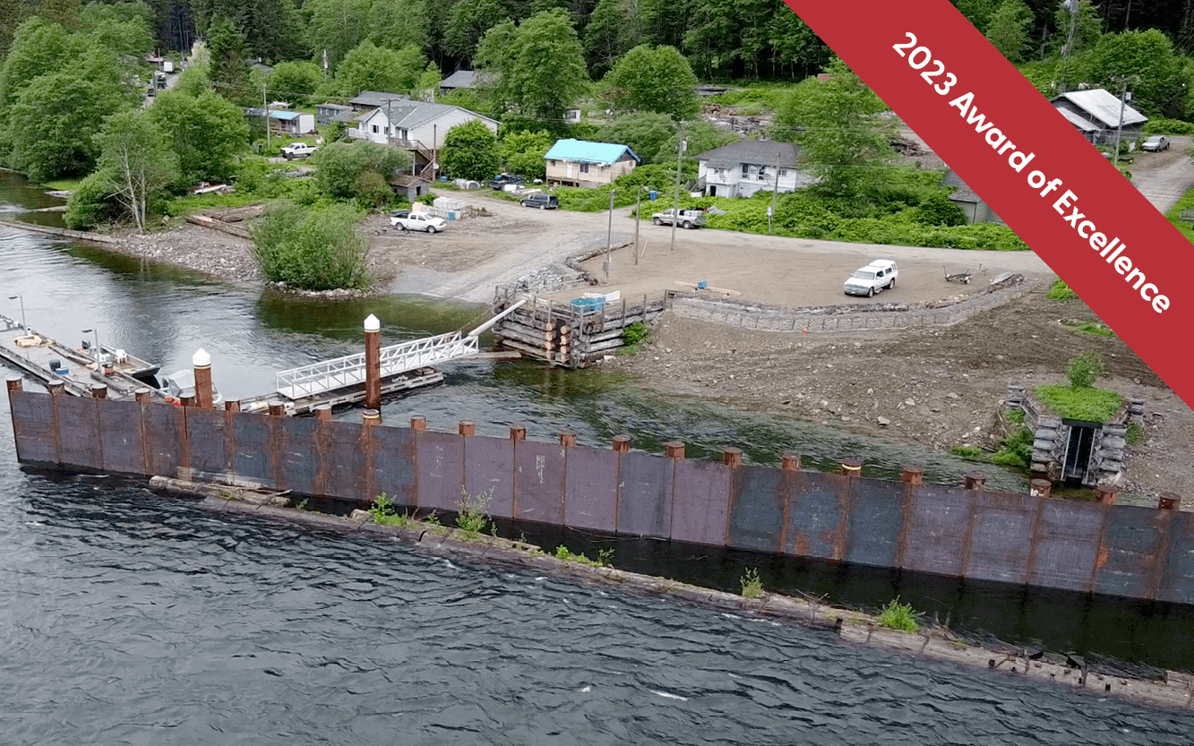 Wuikinuxv Debris Wall and Wharf Facility Reconstruction