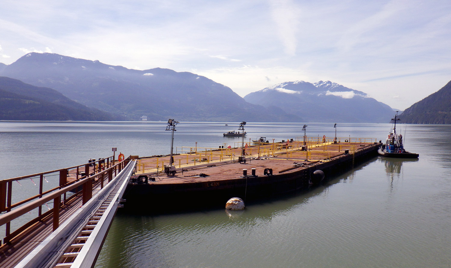 Woodfibre LNG Ferry and Floating Accommodations Marine Infrastructure
