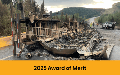 Sikanni Chief River Bridge, Emergency Response & Post Fire Rehabilitation