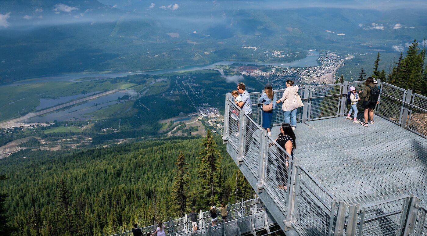Revelstoke Highline Suspension Pedestrian Bridge & Viewing Platform